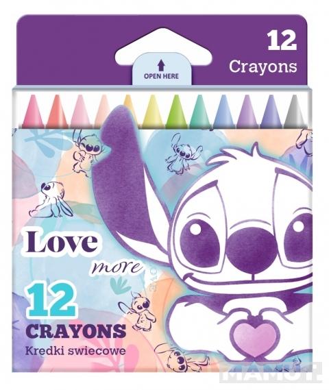 Voštane boje STITCH PASTEL 12kom 