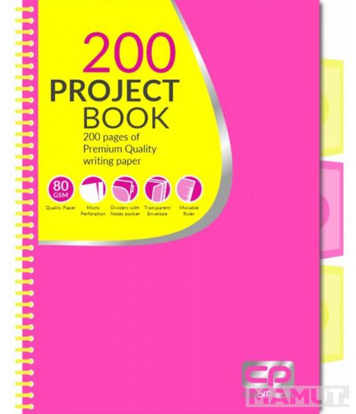 Sveska A5 kvadratići PINK NEON 