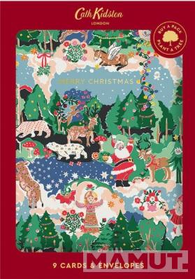 Set devet novogodišnjih i božićnih čestitki CHRISTMAS LEGENDS 