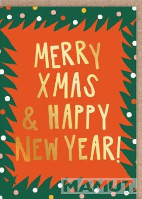 Set devet novogodišnjih i božićnih čestitki MERRY CHRISTMAS 