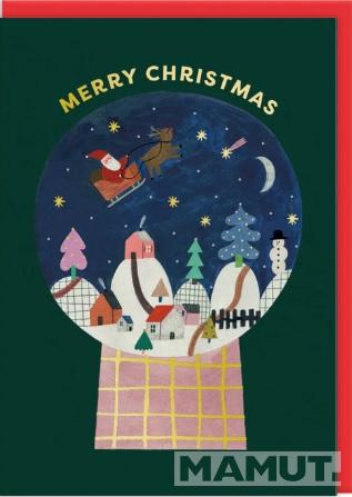 Novogodišnja čestitka SNEŽNA KUGLA 