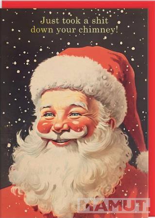 Novogodišnja čestitka JUST TOOK A SHIT 