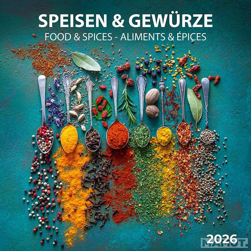Zidni kalendar 2026 FOOD & SPICES 