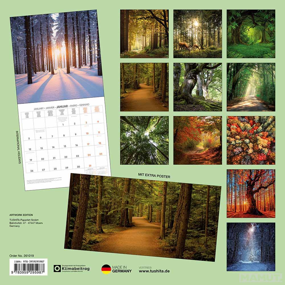 Zidni kalendar 2026 FOREST NATURE 
