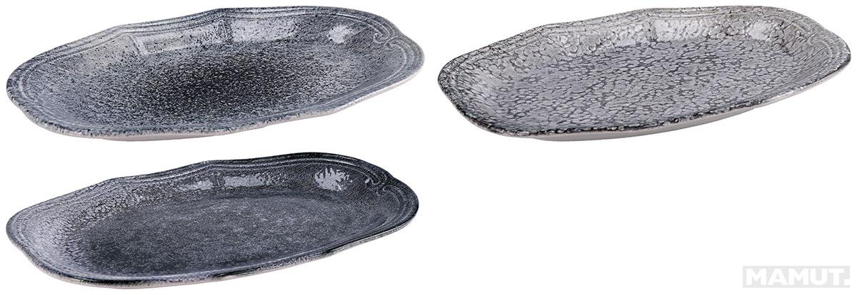 Keramički oval cvetnog dizajna 27x17cm (više vrsta) 