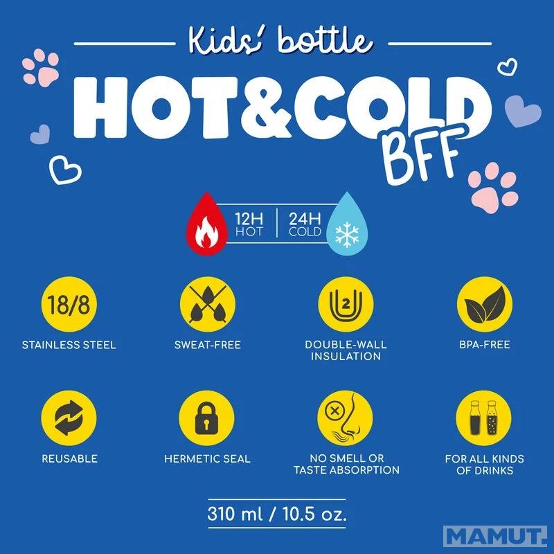 Mini termos 310ml HOT&COLD Kitty 
