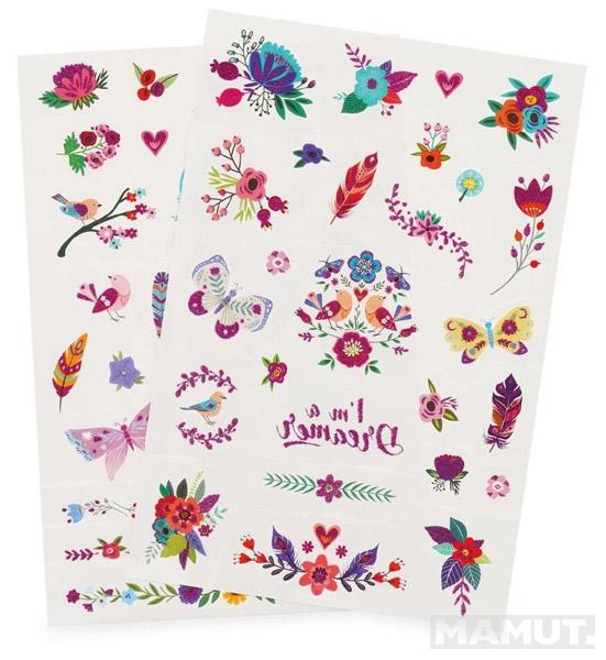 Set privremenih tetovaža CVEĆE 