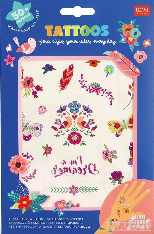 Set privremenih tetovaža CVEĆE 