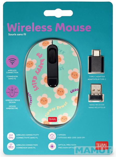 Bežični miš ZELENI - BELE RADE 