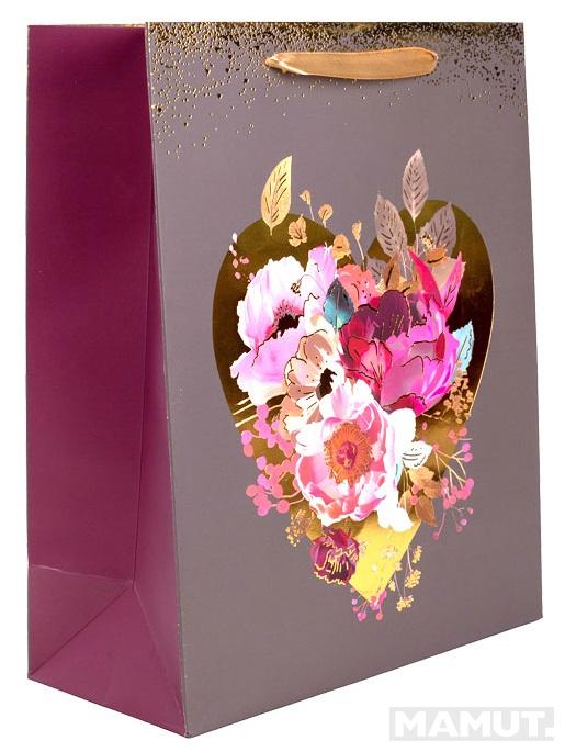 Ukrasna kesa HEART WITH FLOWERS L 