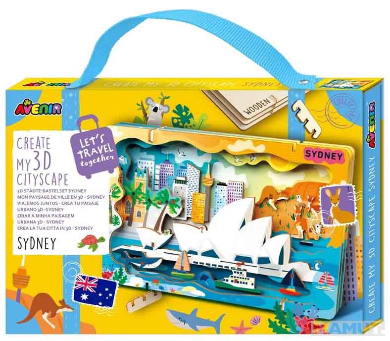 Kreativni set LET'S TRAVEL TOGETHER 3D SYDNEY 