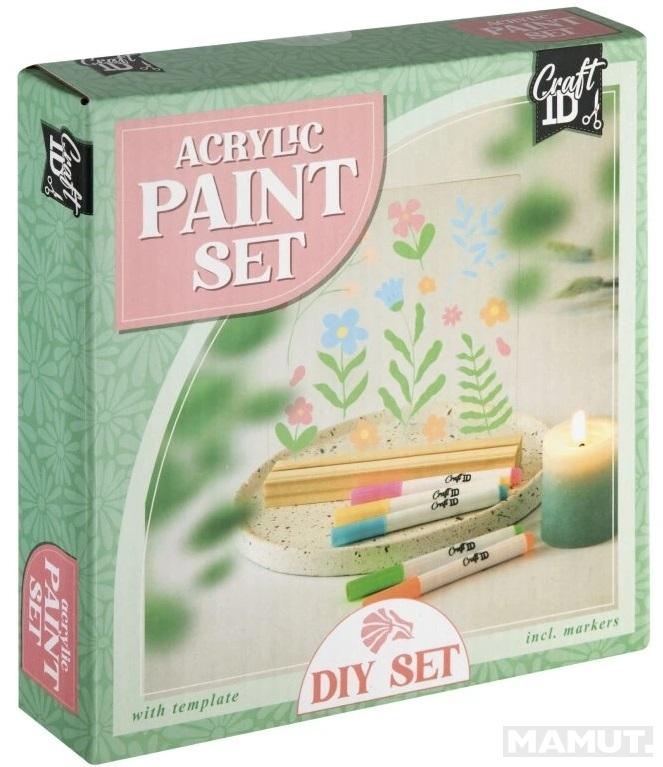 Kreativni set oboji po bojama CVEĆE + 5 akrilnih markera 