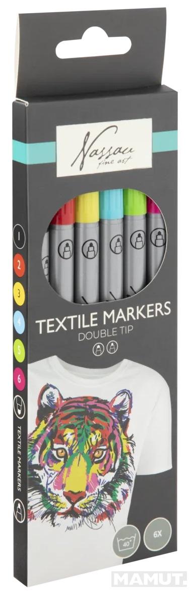 Dvostrani markeri za tkaninu 6kom 