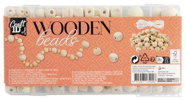 Set drvenih perli 5m 