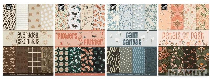 Ukrasni papir A5 - 4 vrste 