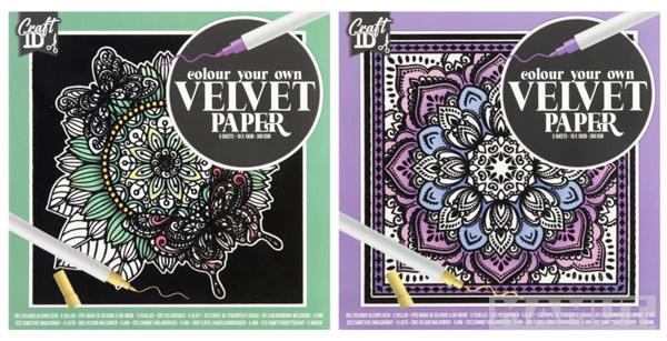Kreativni set VELVET 18x18cm 