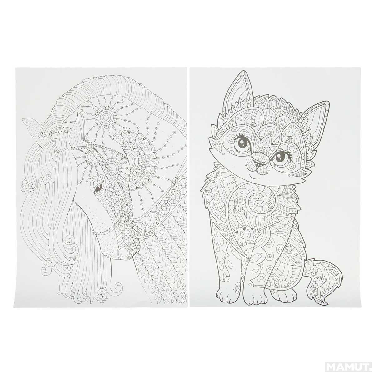 Oboj po brojevima, 5xA4, 5 dvostanih olovaka olovka 