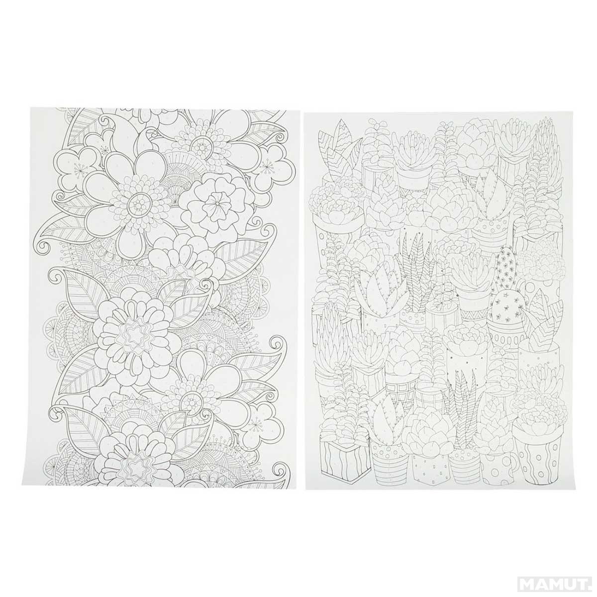 Oboj po brojevima, 5xA4, 5 dvostanih olovaka olovka 