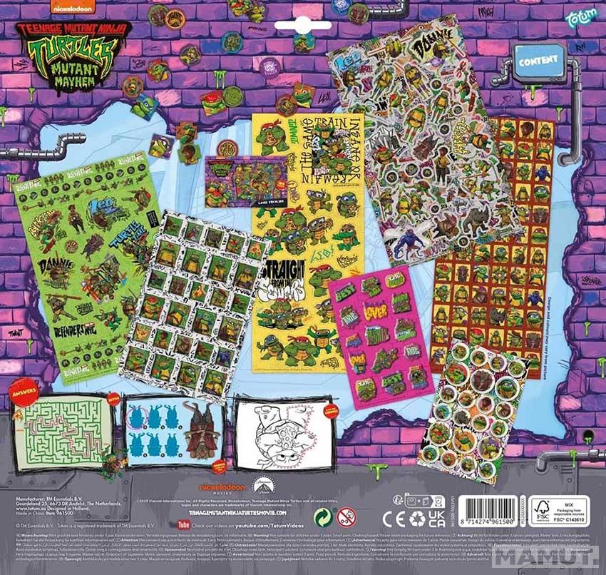 Set stikera NINJA TURTLES 