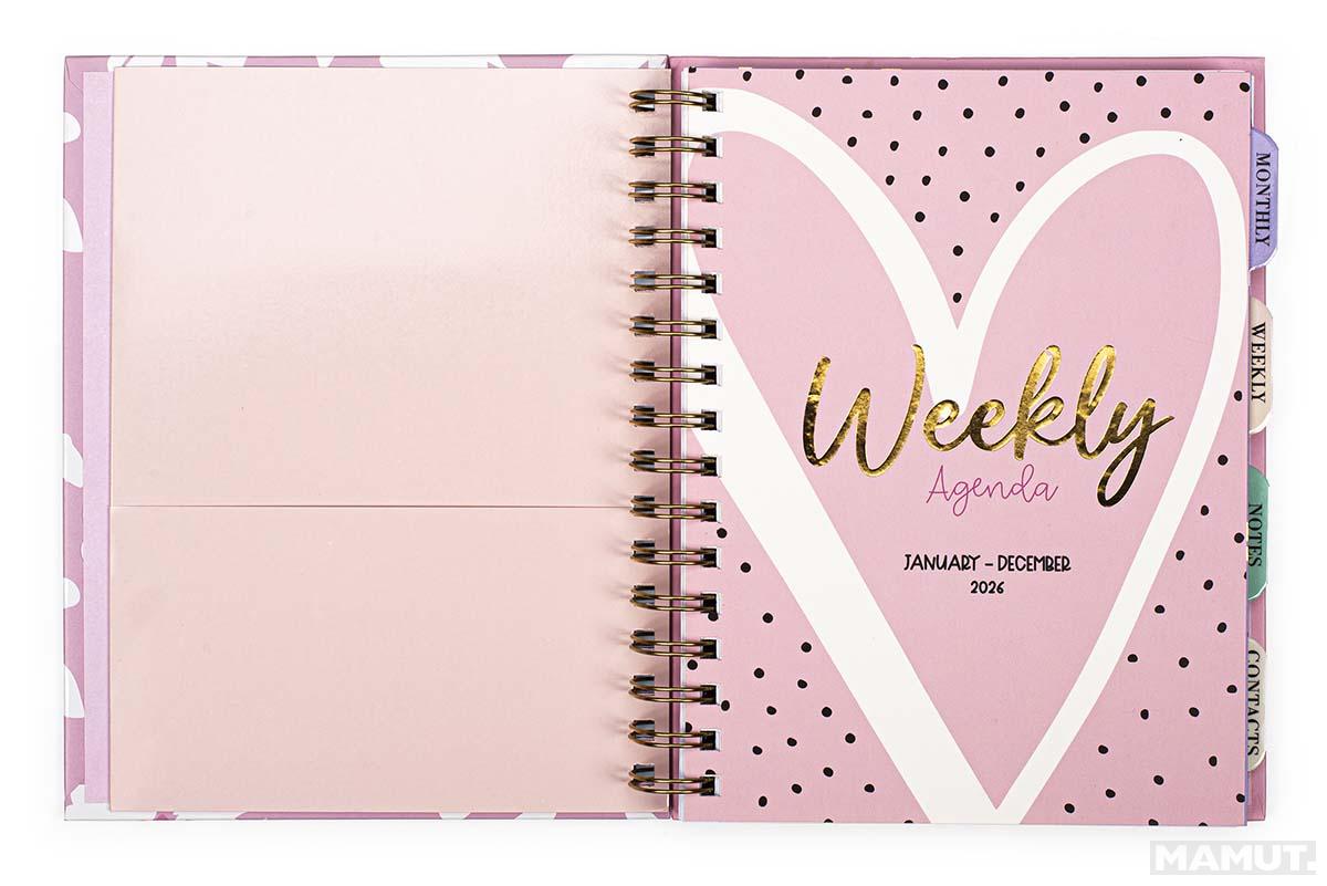 Agenda sa olovkom 2026 (12m) POSH&POP Floral 