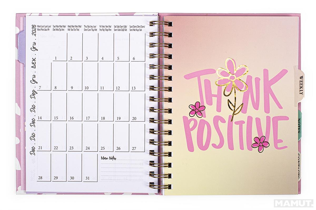 Agenda sa olovkom 2026 (12m) POSH&POP Floral 