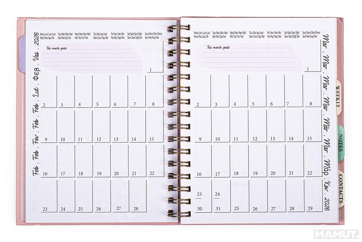 Agenda sa olovkom 2026 (12m) POSH&POP Make It Happen 