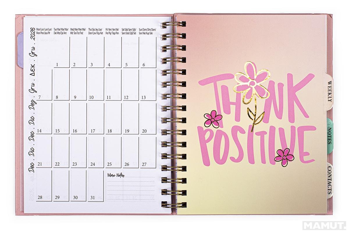 Agenda sa olovkom 2026 (12m) POSH&POP Make It Happen 