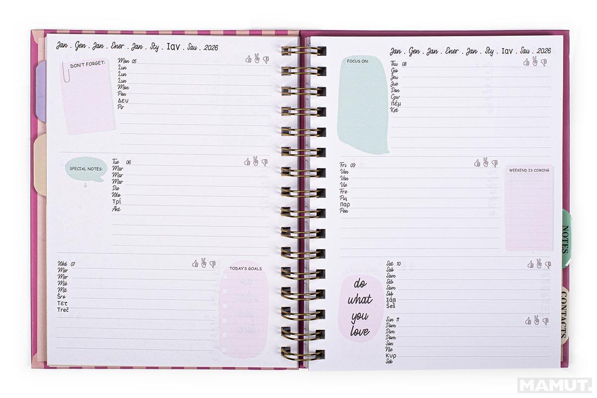 Agenda sa olovkom 2026 (12m) POSH&POP Special Moments 