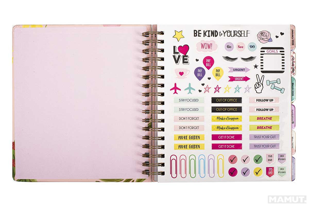 Agenda sa olovkom 2026 (12m) POSH&POP Bloom 
