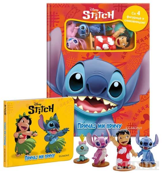 DISNEY STITCH PRICAJ MI PRICU  (SA 4 FIGURICE I SLIKOVNICOM) 
