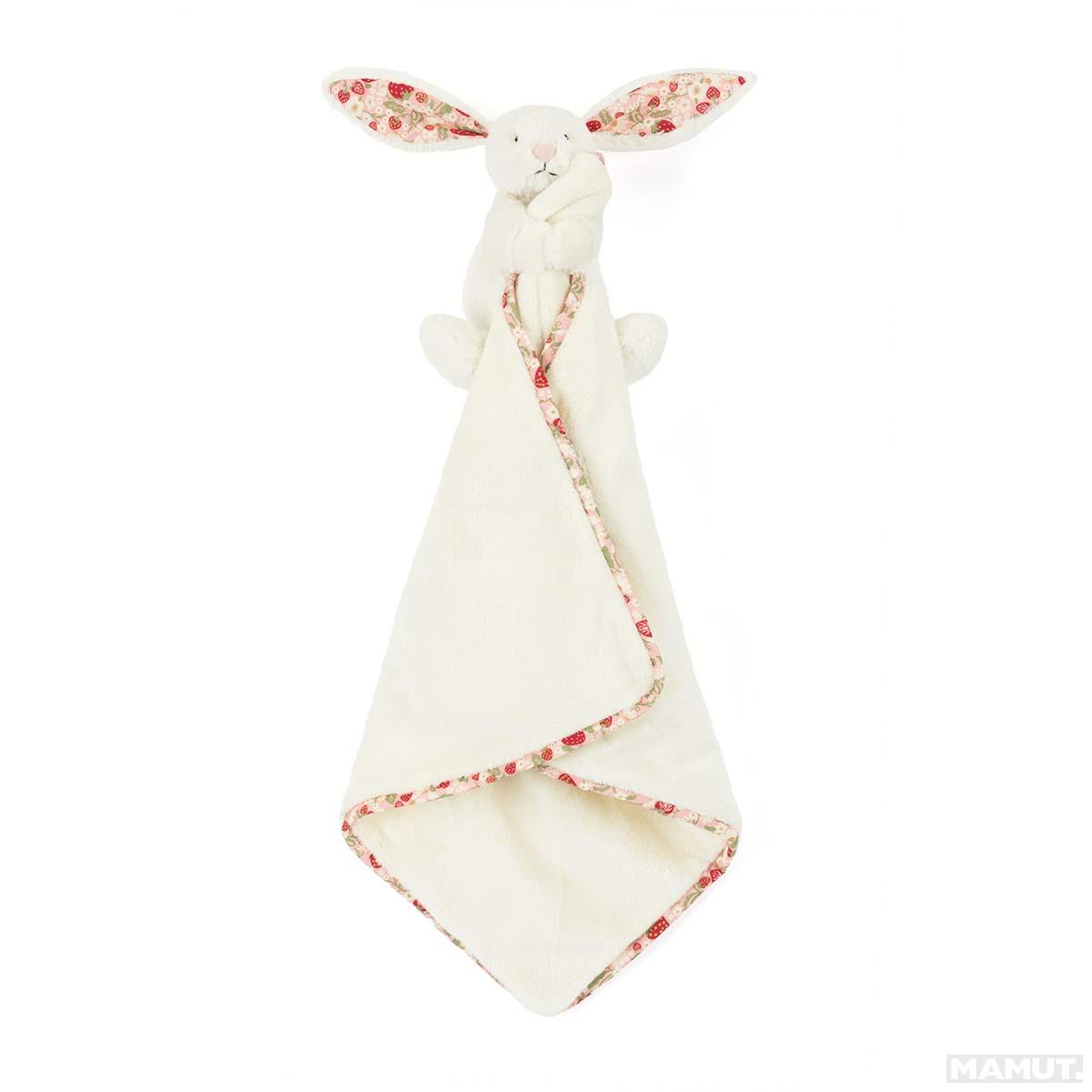 Plišana igračka i ćebence BELI ZEKA 