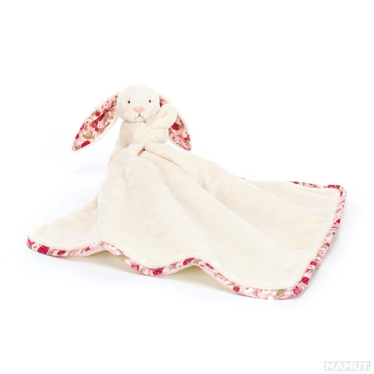 Plišana igračka i ćebence BELI ZEKA 