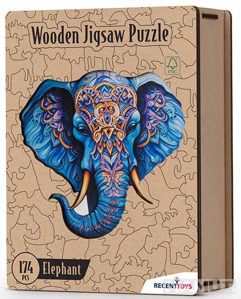 Drvene puzzle ELEPHANT 