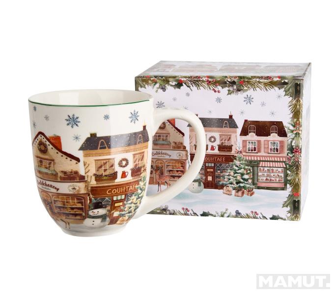 Velika šolja 1000 ml NOVA GODINA Grad 