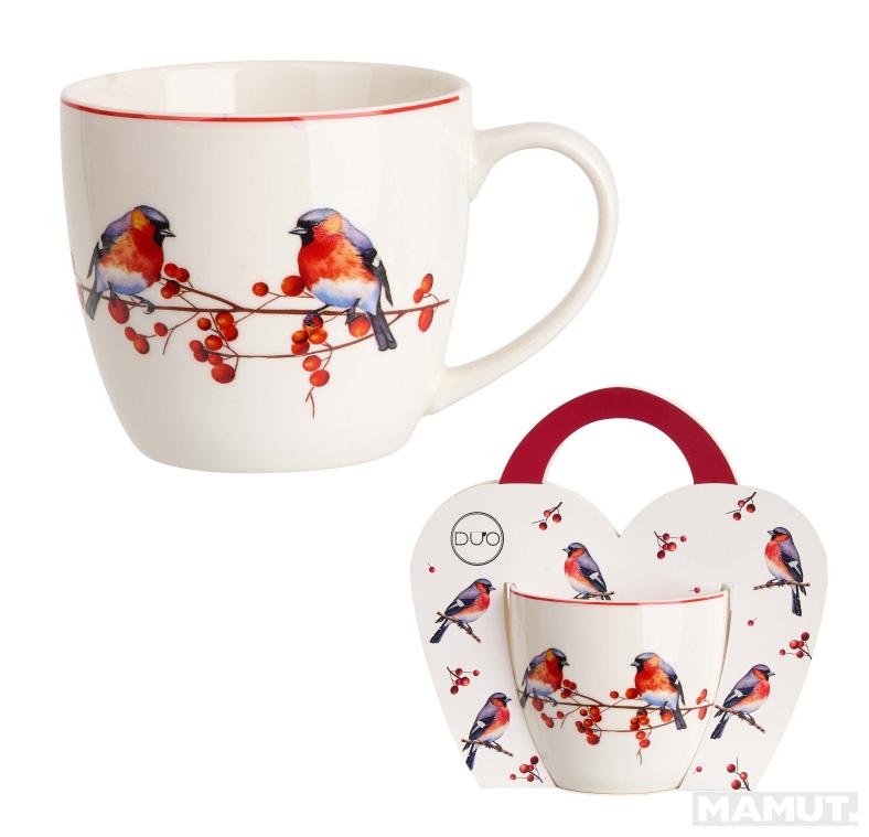 Porcelanska šolja 460ml NOVA GODINA Ptice 