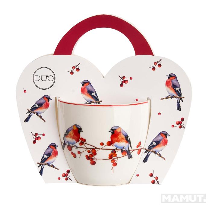 Porcelanska šolja 460ml NOVA GODINA Ptice 