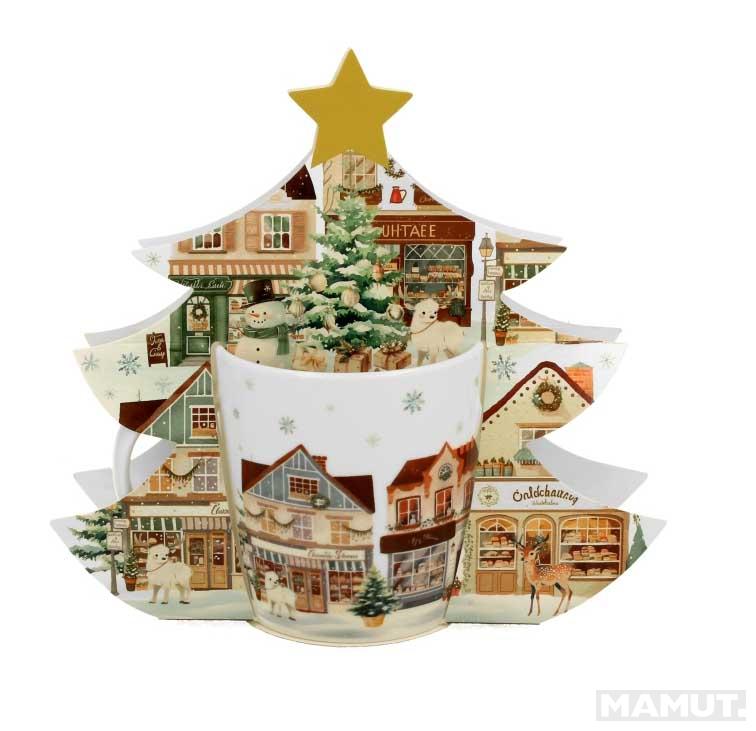 Porcelanska šolja 400ml NOVA GODINA Grad 