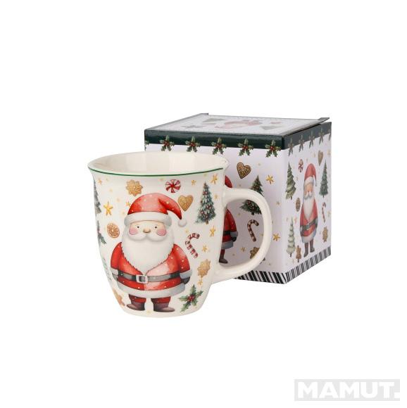 Porcelanska šolja 600ml NOVA GODINA Deda Mraz 