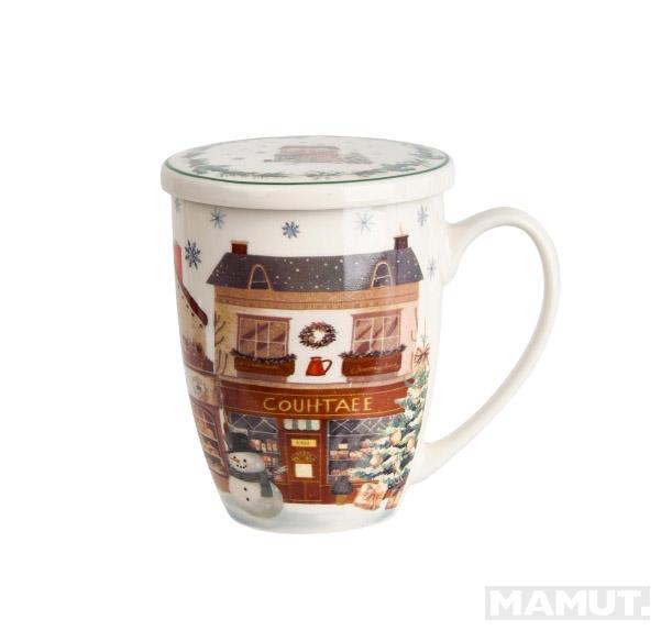 Šolja sa infuzerom NOVA GODINA Grad 