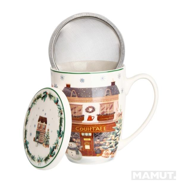 Šolja sa infuzerom NOVA GODINA Grad 