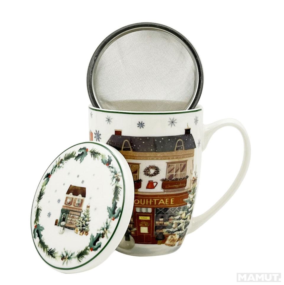 Šolja sa infuzerom NOVA GODINA Grad 