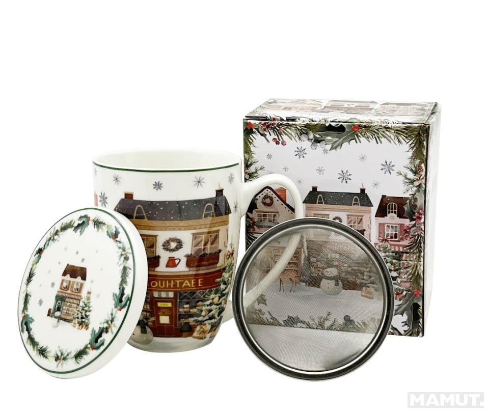 Šolja sa infuzerom NOVA GODINA Grad 