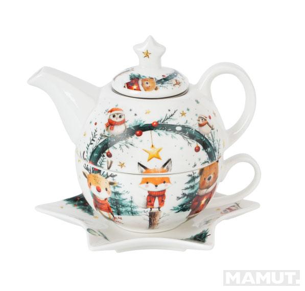 Set za čaj - čajnik sa šoljom NOVA GODINA 