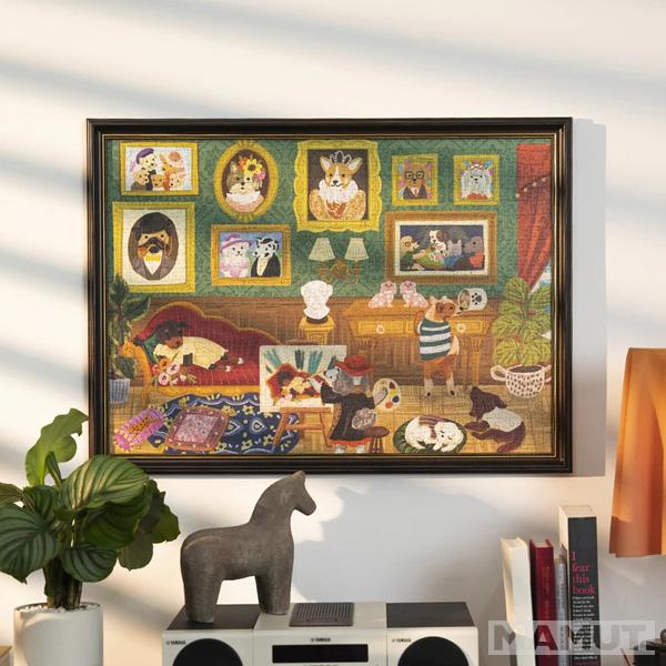 Puzzle DOGGIE ART GALLERY 1000kom 