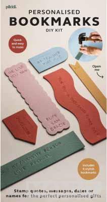 Set PERSONALISED BOOKMARKS DIY KIT 
