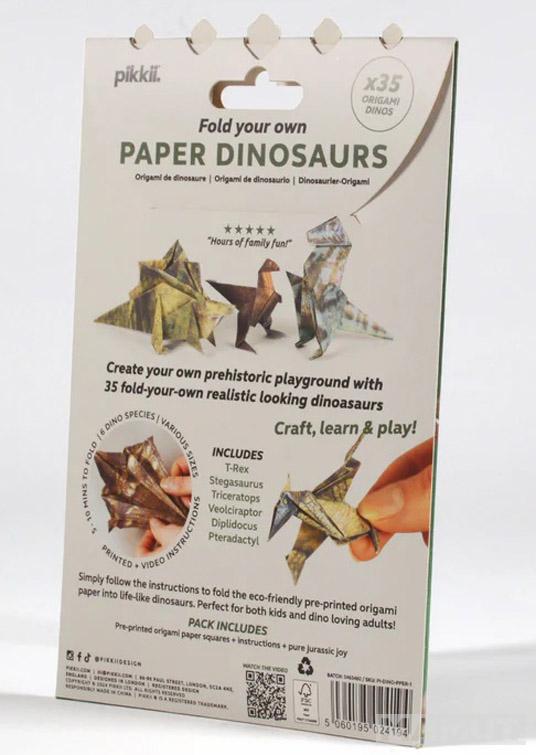 Origami set 35 DINOSAURUSA 