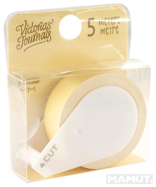 Papirna samolepljiva traka 15MM X 5M ŽUTA 