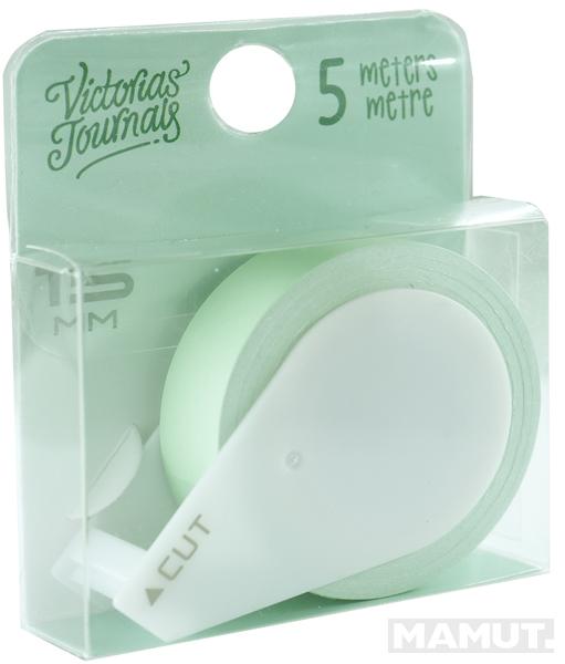 Papirna samolepljiva traka 15MM X 5M ZELENA 