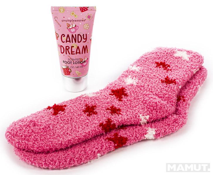 Poklon set čarape i losion za stopala CANDY CREAM 