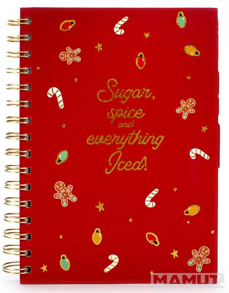 Novogodišnji notes SUGAR, SPICE AND EVERYTHING ICED 